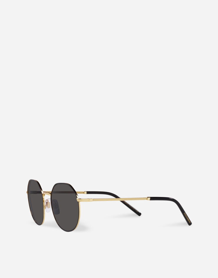 Dolce & Gabbana Gros grain sunglasses Gold and black VG2286VA287