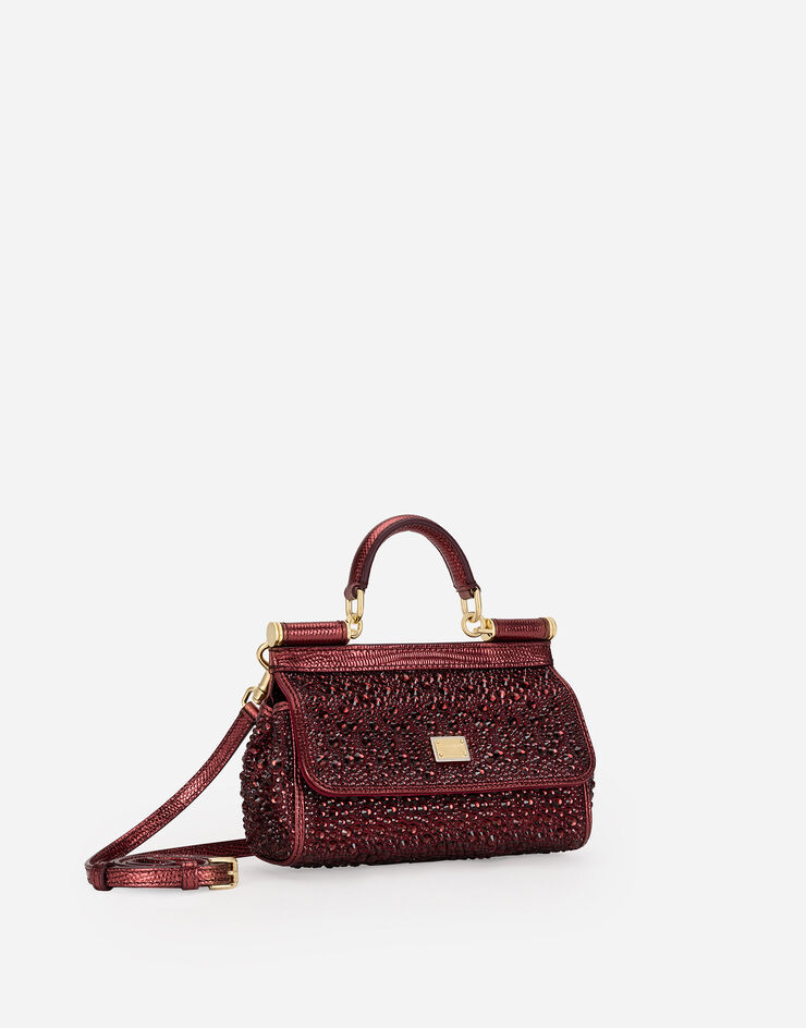 Dolce & Gabbana حقيبة يد سيسيلي صغيرة بنفسجي BB7116A5645