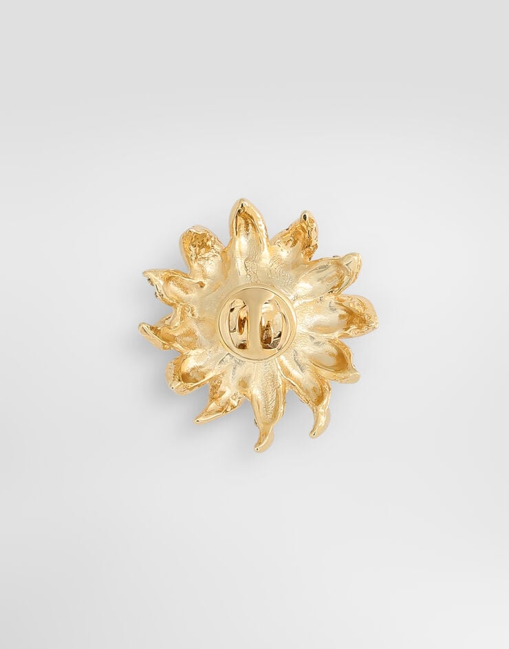 Dolce & Gabbana Sartoria floral brooch with rhinestones Dolce & Gabbana Sartoria floral brooch with rhinestones Gold WPS1F6W1111