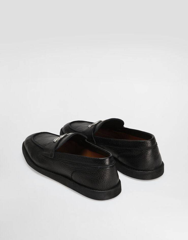 Dolce & Gabbana Deerskin loafers Black A50601A8034