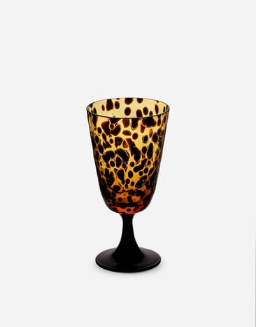 Dolce & Gabbana Copa de vino de vidrio de Murano Multicolor TCB028TCAD1
