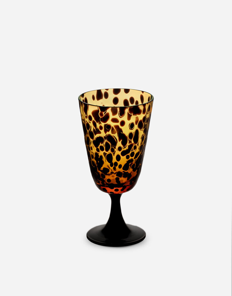 Dolce & Gabbana Weinglas aus Muranoglas Mehrfarbig TCB028TCAD1