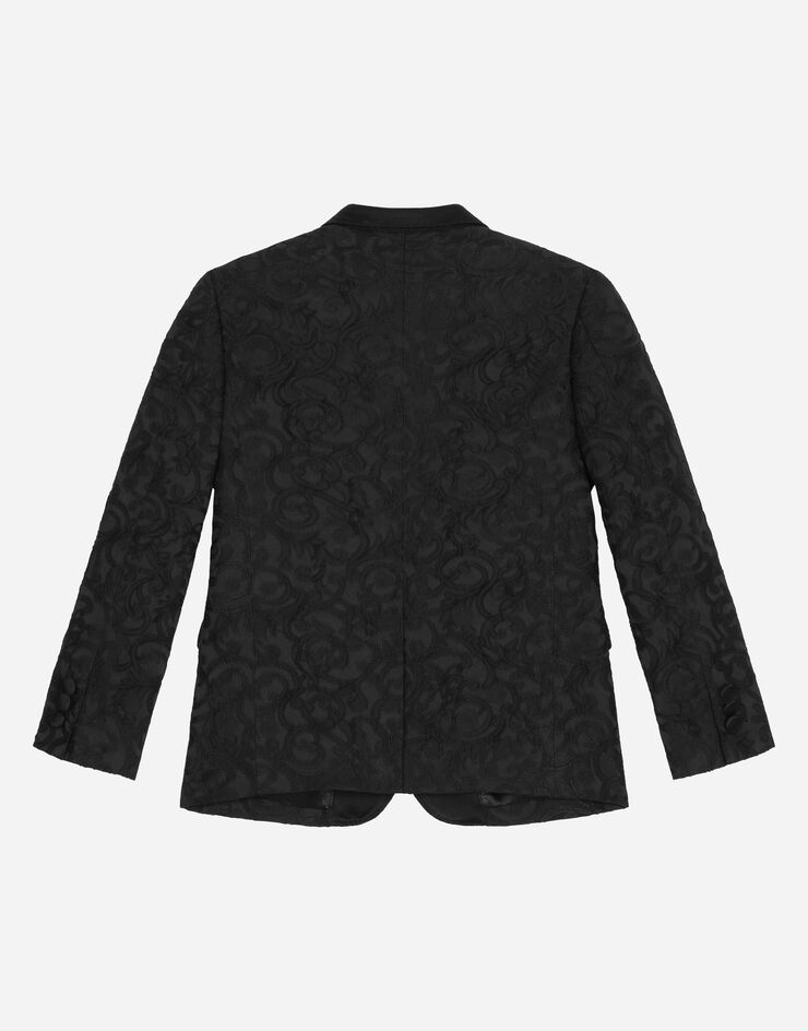 Dolce & Gabbana Однобортный пиджак из жаккарда черный L41J77FJRDI