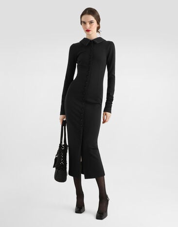 Dolce & Gabbana Wool jersey dress Dolce & Gabbana Wool jersey dress Black F632PTFUGVS