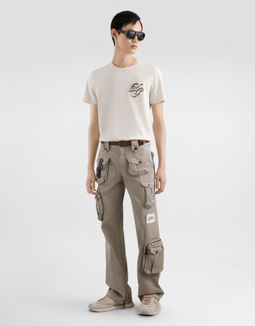 Dolce & Gabbana Cotton trousers Green GV0QETG8MQ3