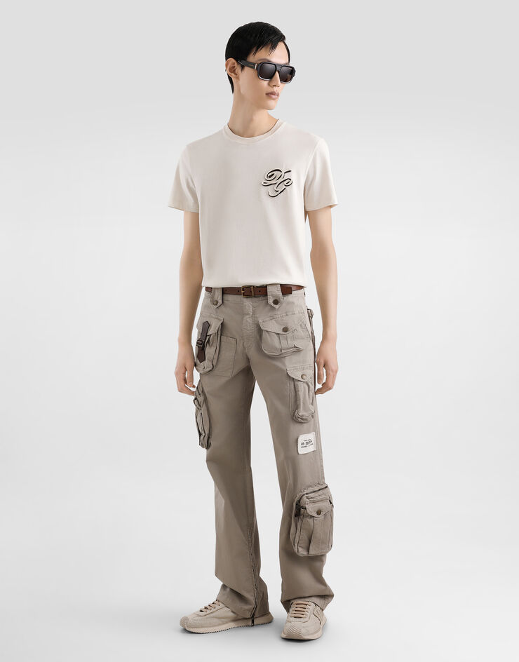 Dolce & Gabbana Cotton trousers Green GV0QETG8MQ3