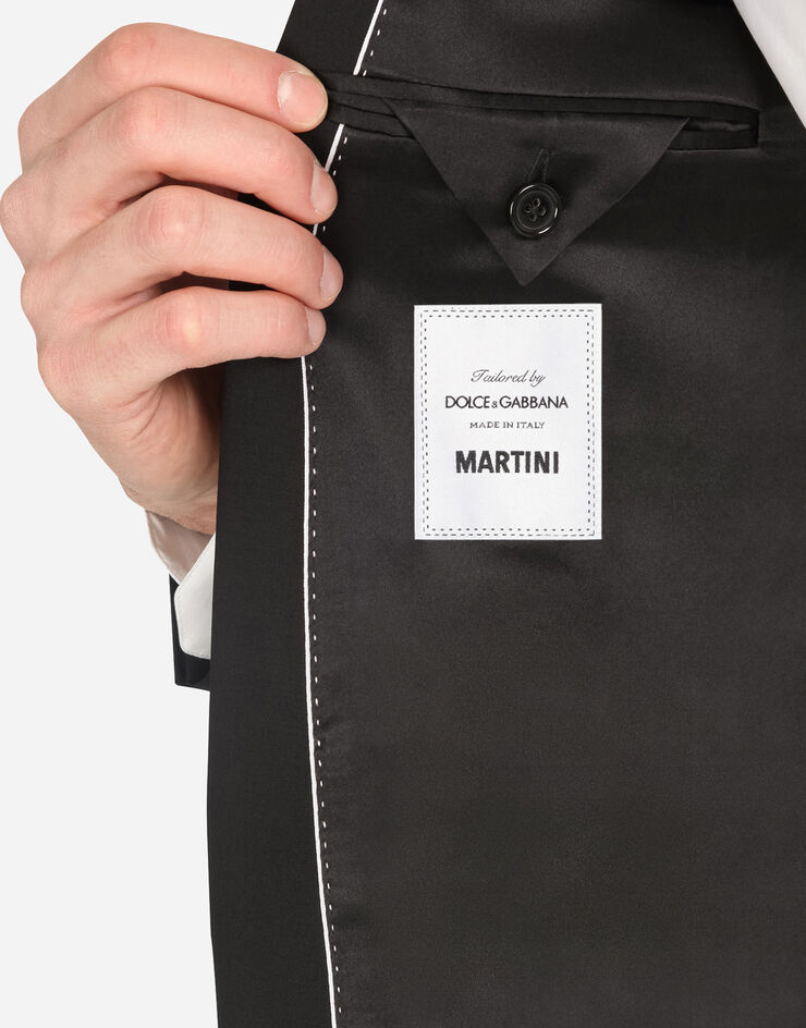 Dolce & Gabbana Double-breasted wool Martini-fit suit NERO GK7SMTFUBEC