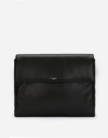 Dolce & Gabbana Henkeltasche aus Nappaleder Schwarz BM3082AF984