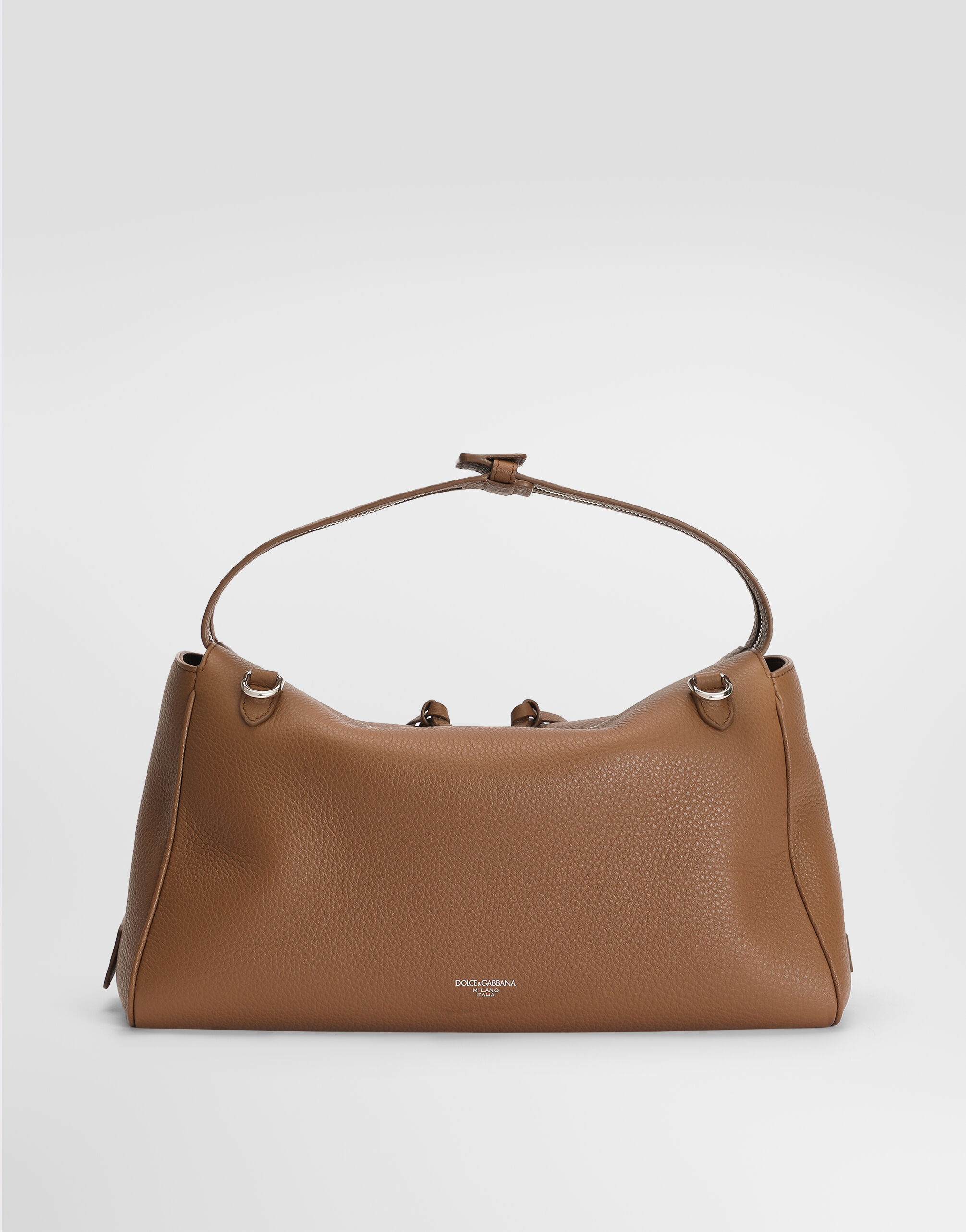 Vittoria calfskin crossbody bag in Brown for Men | Dolce&Gabbana® US