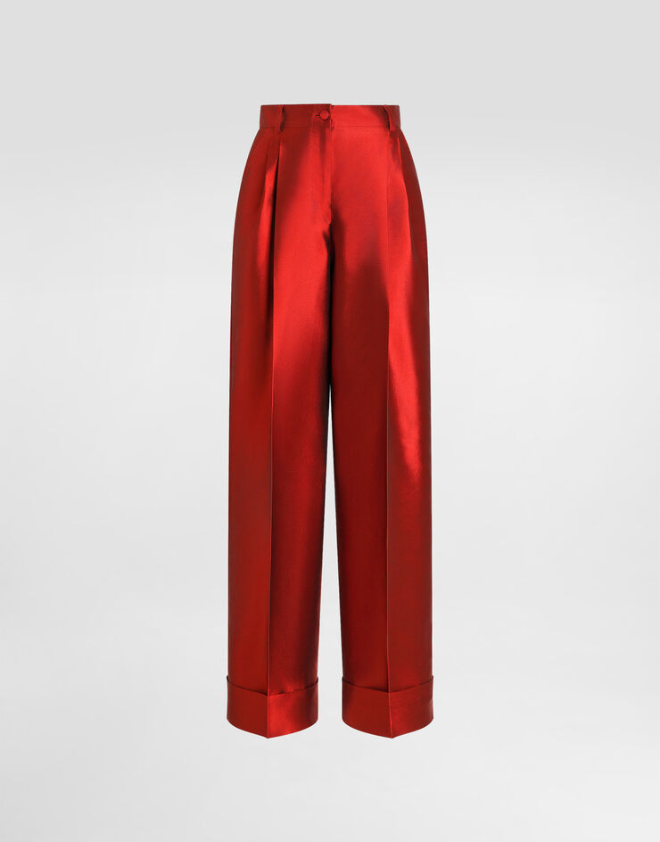 Dolce & Gabbana Mikado trousers Red FTDLHTFU116