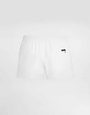 Dolce & Gabbana Canvas swim boxer shorts White M4F55TON0CZ