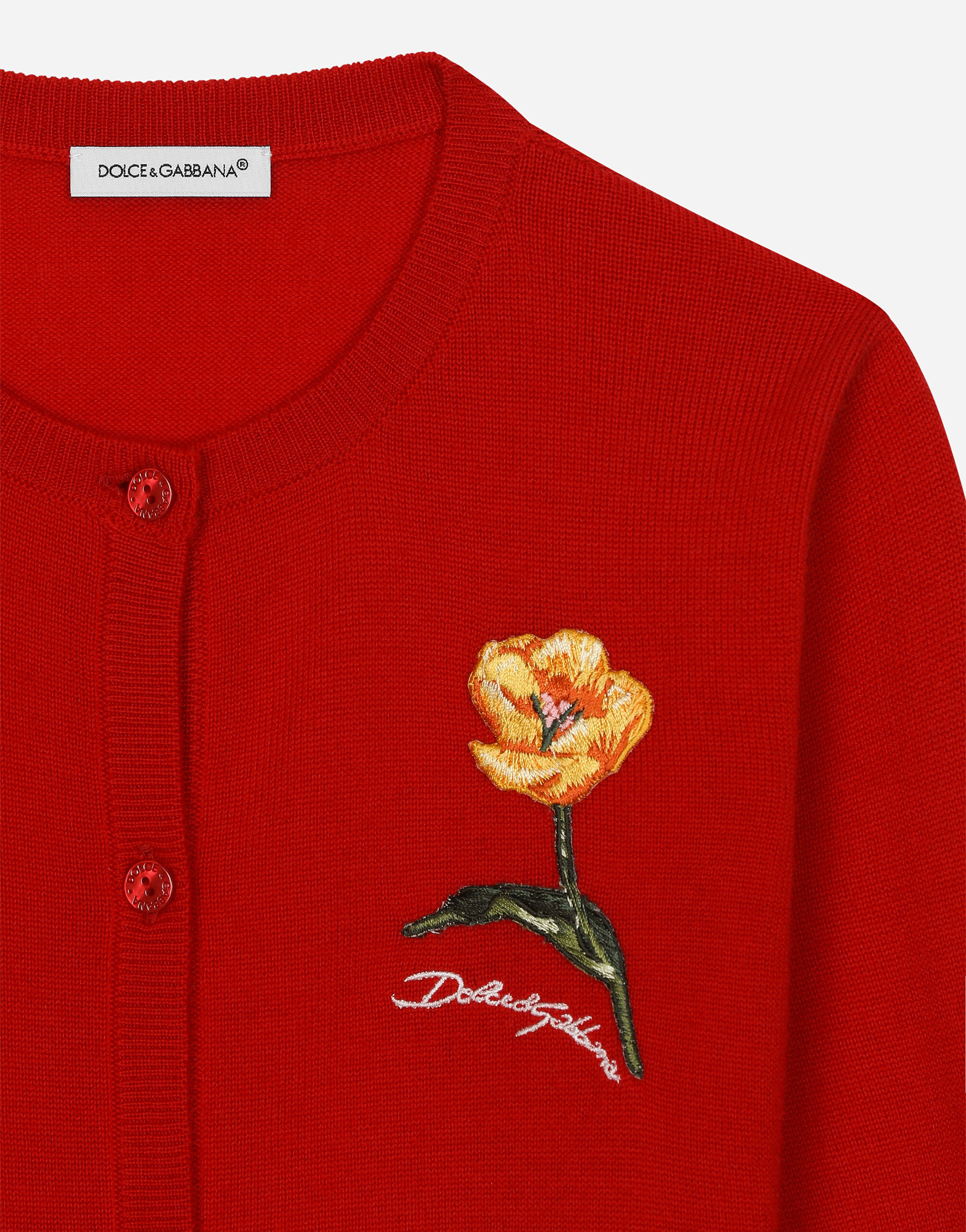 CARDIGAN in Red for Women | Dolce&Gabbana® US