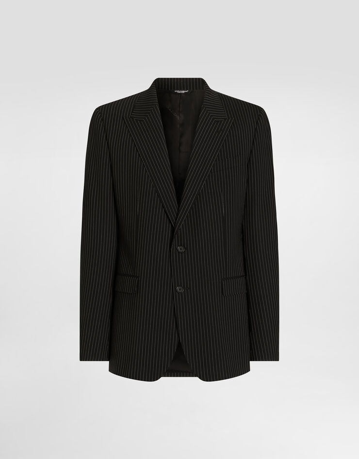 Dolce & Gabbana Martini light single-breasted pinstripe wool jacket  G2UN2TFRBDQ