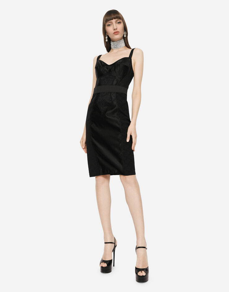 Dolce & Gabbana Corset dress Black F63H1TGDC38