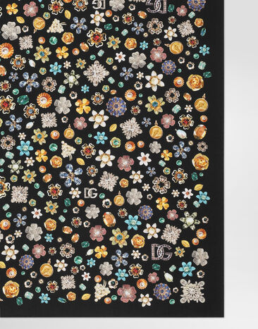 Dolce & Gabbana 70x70 silk twill scarf Multicolor FN092RGDDAX