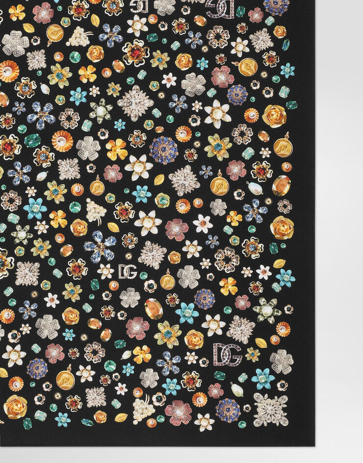 Dolce & Gabbana 70x70真丝斜纹方巾 多色 FN092RGDDAX