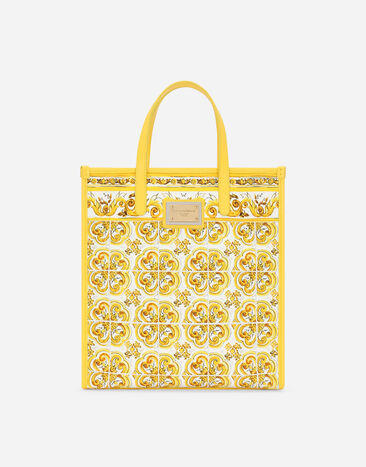 Dolce & Gabbana Bolso shopper mediano Amarillo BB2274AP026