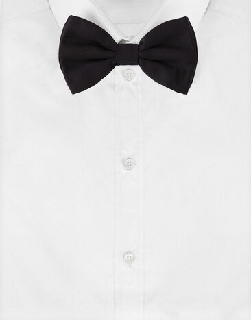 Dolce & Gabbana Silk satin bow tie Black GKPUMTFUBE7