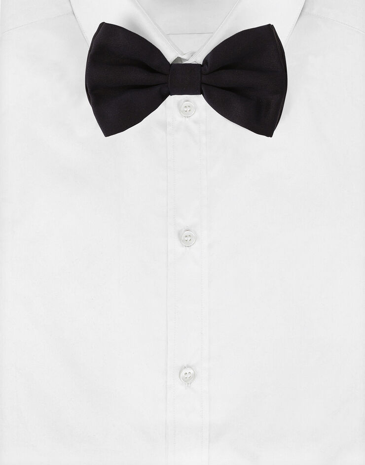 Dolce & Gabbana Silk satin bow tie Blue GR053EG0UBZ