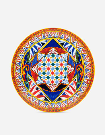 Dolce & Gabbana Porcelain Charger Plate Multicolor TC0005TCA48