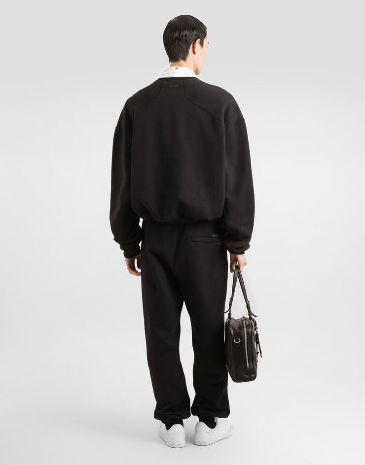 Dolce & Gabbana Langarm-Sweatshirt Black G9BVHTG7PLA