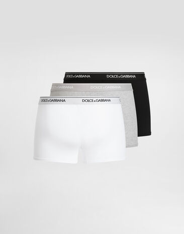 Dolce & Gabbana Paquete de 3 bóxers regular de punto elástico Multicolor M9D82JONN95