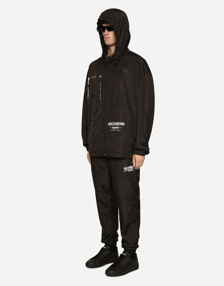 Dolce & Gabbana ジャケット テクニカルファブリック DGVIB3プリント ブラック G9ZV4TGH398