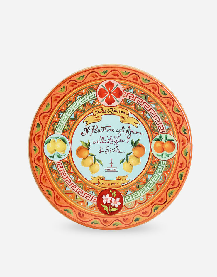 Dolce & Gabbana Panettone with Sicilian Citrus fruits and Saffron Multicolor PN1000RED10