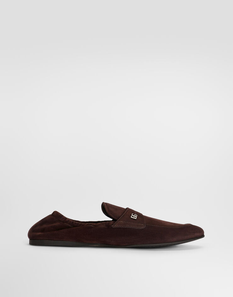Dolce & Gabbana Pantuflas en piel de becerro Dolce & Gabbana Pantuflas en piel de becerro Brown A50790AA415