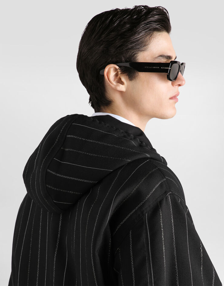Dolce & Gabbana Padded pinstripe bomber jacket Dolce & Gabbana Padded pinstripe bomber jacket Multicolor G9CKZTFBZAE