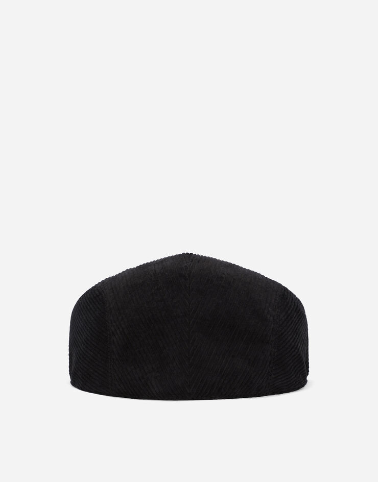 Dolce&Gabbana Needlecord flat cap Black GH587AFUWEQ