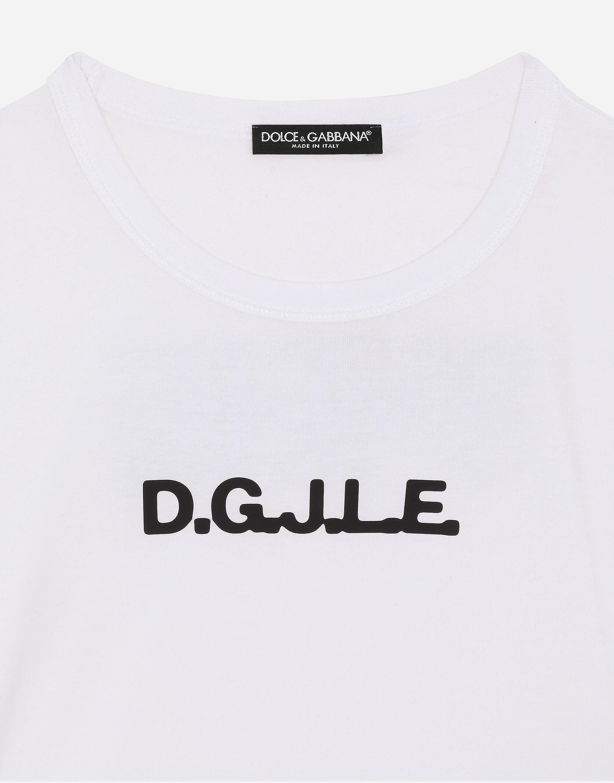 T shirt dolce e gabbana uomo bianca sale