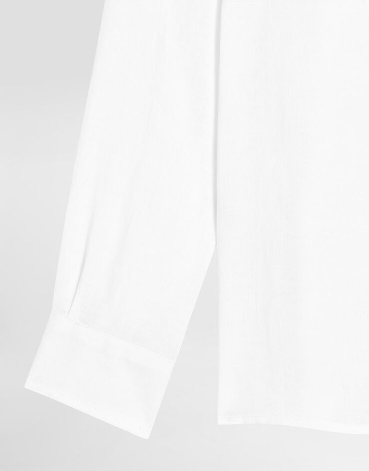 Dolce & Gabbana Linen canvas shirt White L44S71FU4LU