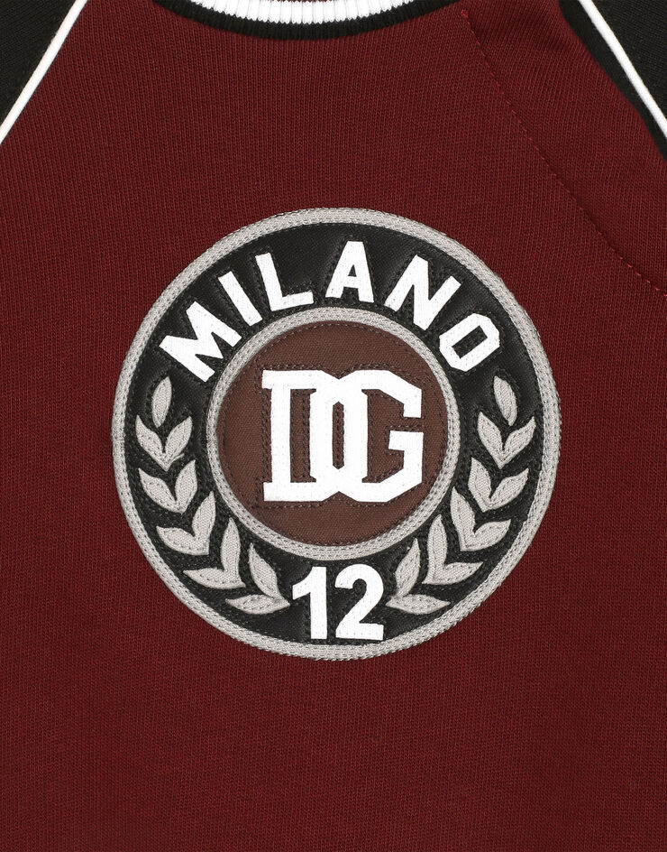 Dolce & Gabbana Sweatshirt with appliqués and embroidery Multicolor L1JWNIG7PUT