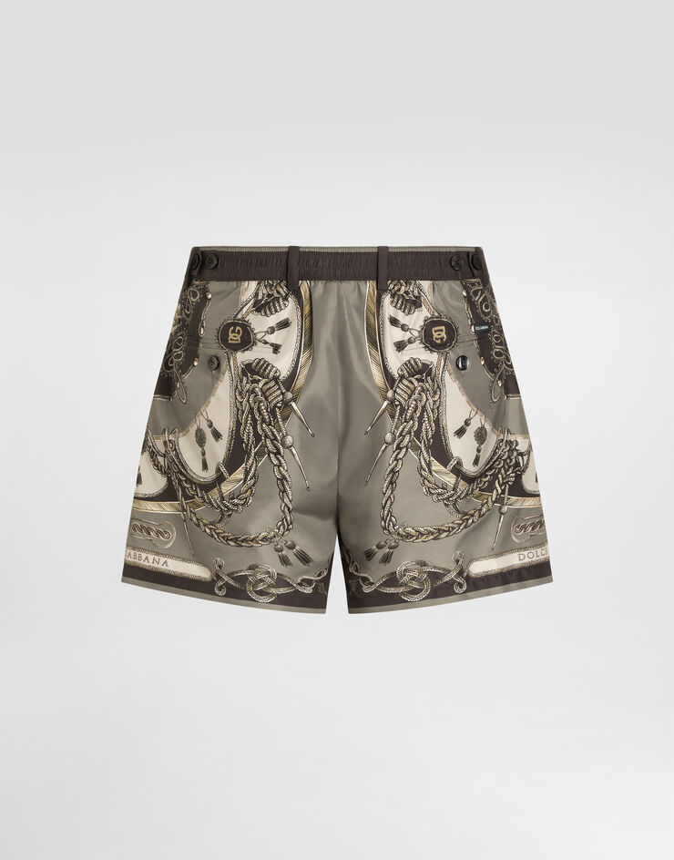 Dolce & Gabbana SWIM SHORT CORTO Multicolor M4E68TFIM7T
