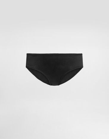 Dolce & Gabbana Satin panties Black O2B23TONO13
