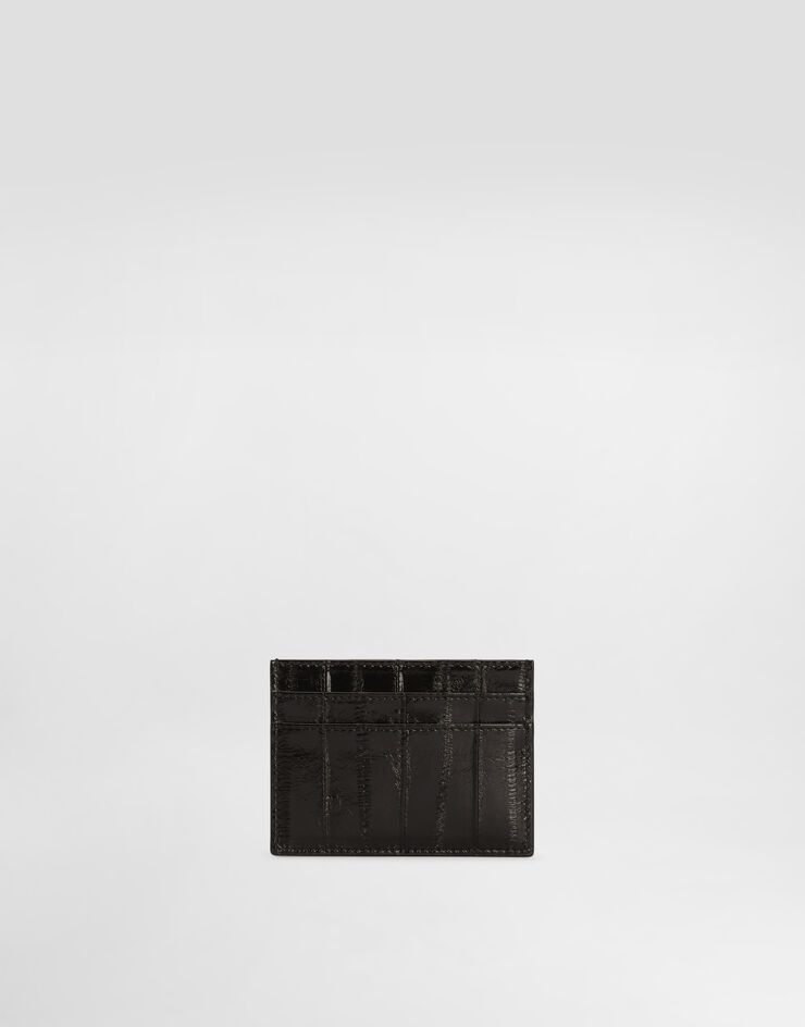 Dolce & Gabbana Eel card holder Black BI0330A8B08
