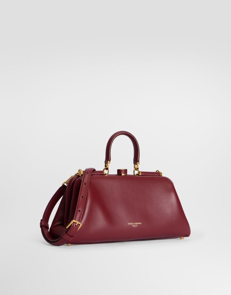 Dolce & Gabbana Handtasche Grandma medium aus plongé Nappa-Leder Dolce & Gabbana Handtasche Grandma medium aus plongé Nappa-Leder Burgunderrot BB7986BF984