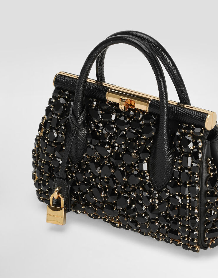 Dolce & Gabbana Day Bag Mini Marlene aus Leder mit Leguanprägung Mehrfarbig BB7744AJ679