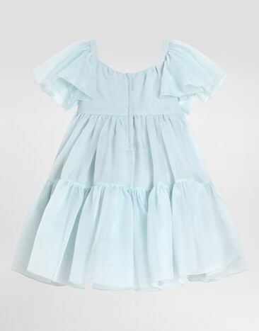 Dolce & Gabbana Organza dress Azure L54DP8HUMWP