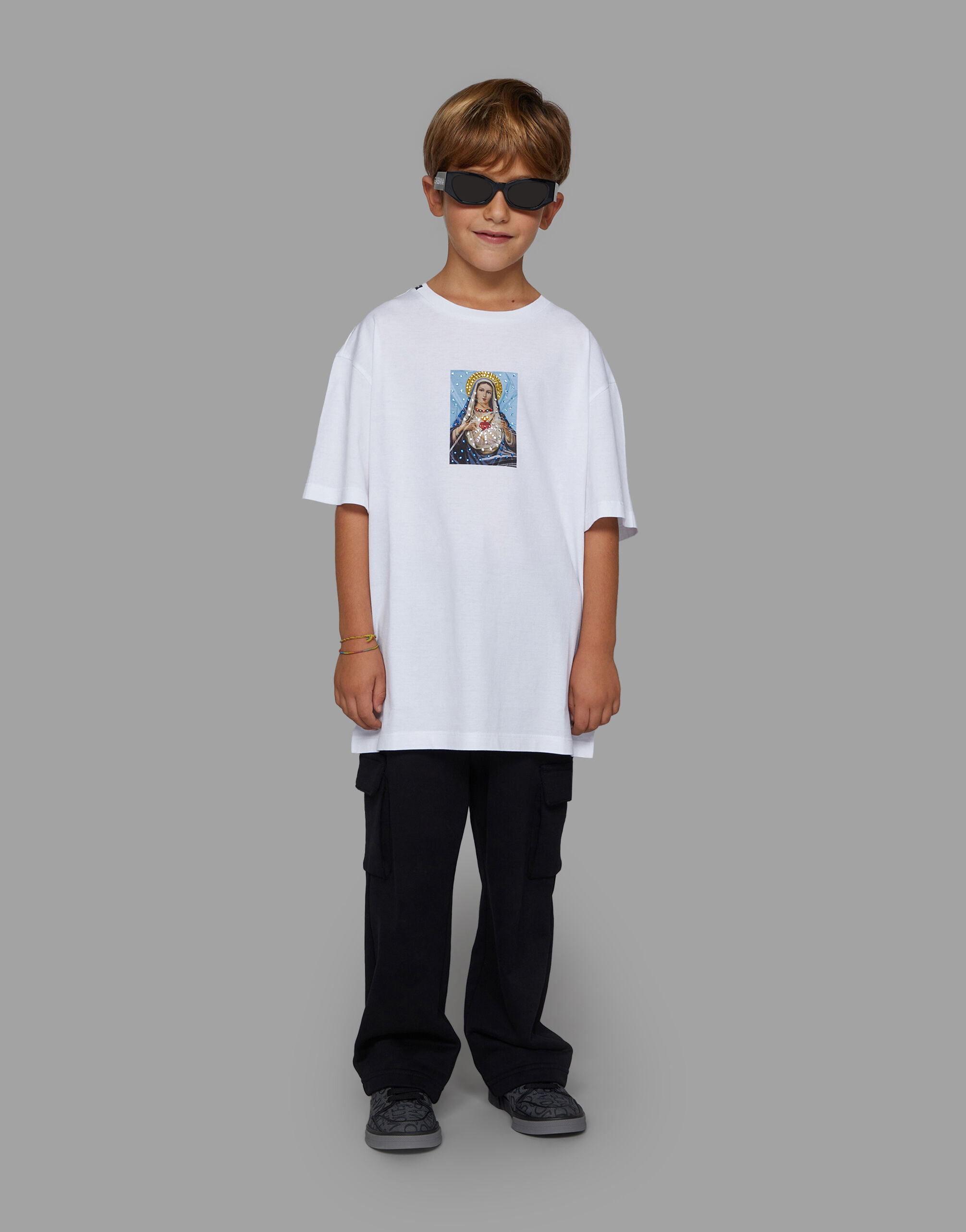 【DOLCE＆GABBANA】ショートスリーブジャージーTシャツ ホワイトのメンズ Tシャツ ショートスリーブ ジャージー