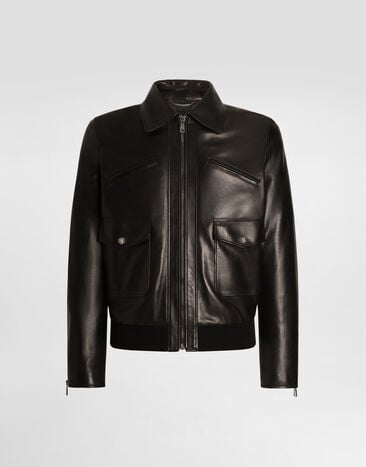 Dolce & Gabbana Nappa leather bomber jacket Dolce & Gabbana Nappa leather bomber jacket G9CFULHULQX