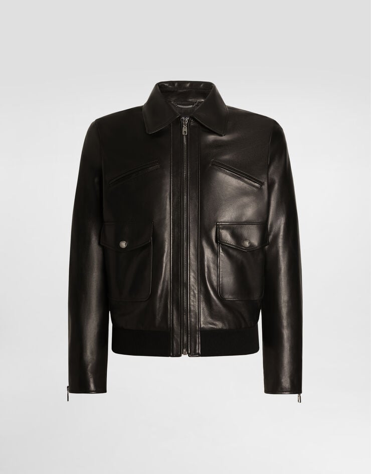 Dolce & Gabbana Nappa leather bomber jacket Dolce & Gabbana Nappa leather bomber jacket G9CFULHULQX