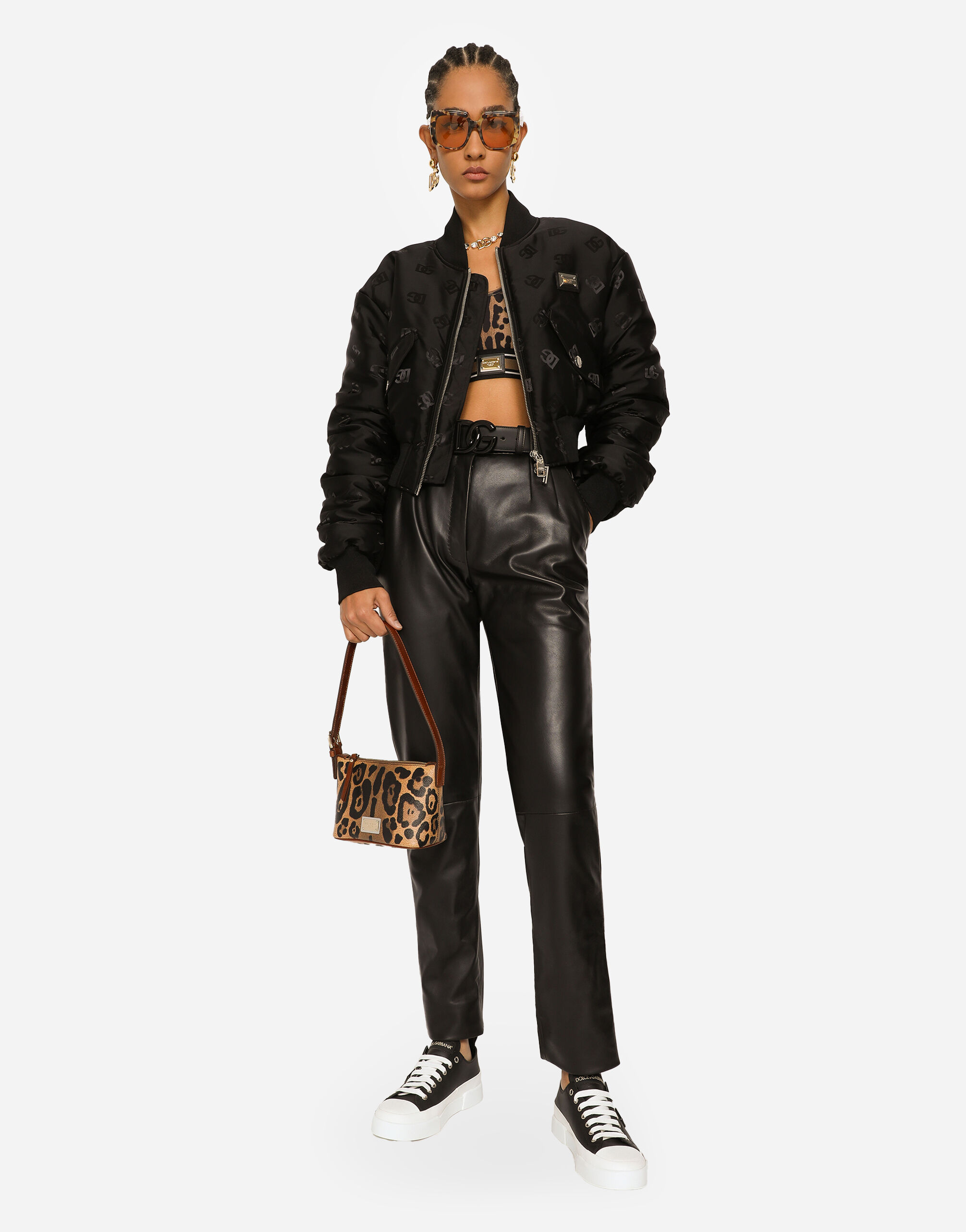 Leopard print crop top | Crespo Leo Dolce&Gabbana