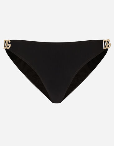 Dolce & Gabbana Bikini bottoms with DG logo Black O2A31JFUGA2