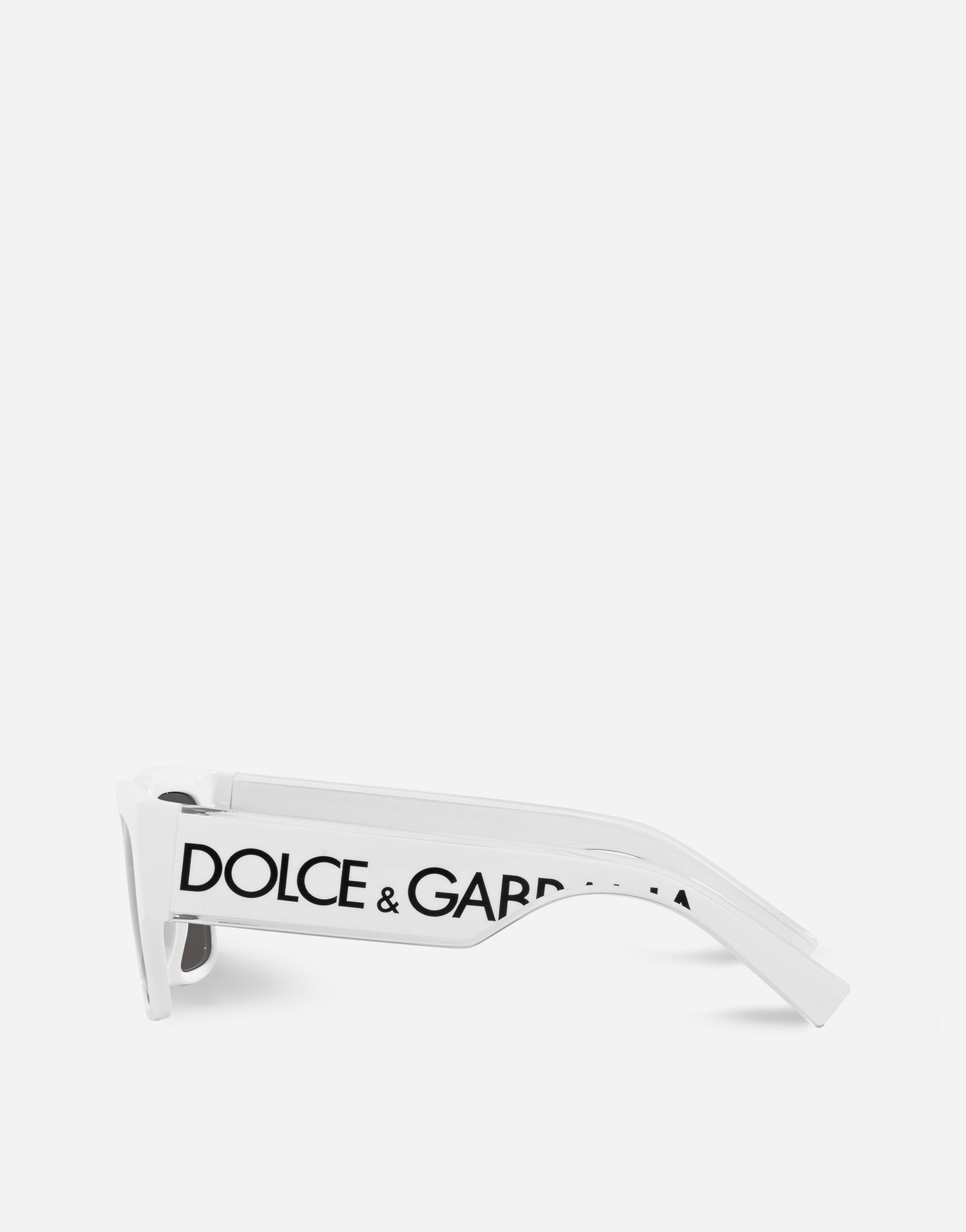 Dolce and gabbana sunglasses white frame clearance
