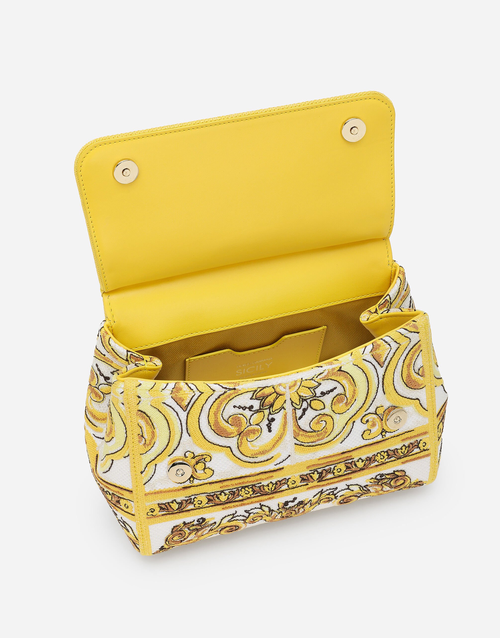 Medium handbag in Yellow for Women | Dolce&Gabbana® US