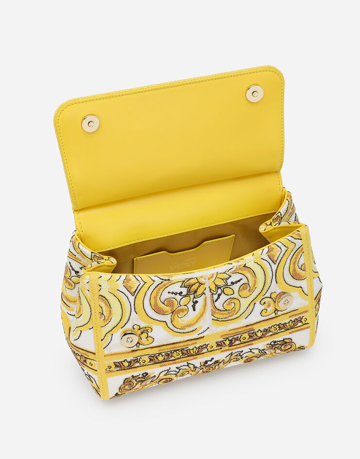 Dolce & Gabbana حقيبة يد متوسطة أصفر BB6003AW050