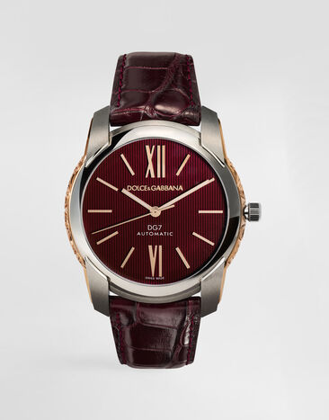 Dolce & Gabbana DG7 Gattopardo watch Bordeaux WWEE1MWWS09