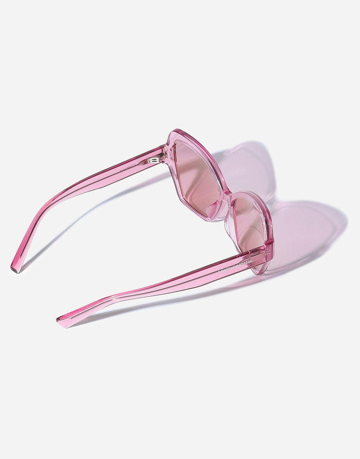 Dolce & Gabbana DG Sharped  sunglasses Transparent pink VG446AVP830